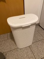 Wäschekorb 60l weiß Kunststoff | geflochtene Optik Bayern - Würzburg Vorschau