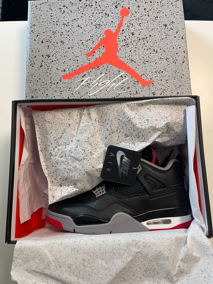 Nike Jordan 4 „Bred Reimagined“ (EU42,5 & EU44,5) in Hainburg