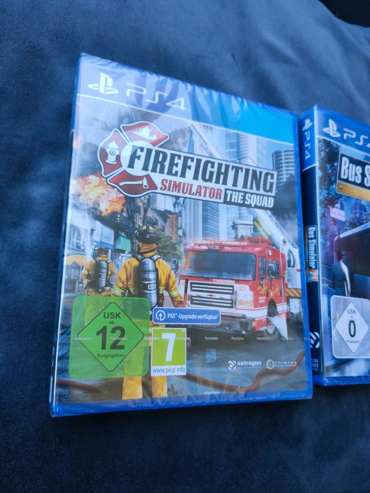 Bus Simulator 21 gold edition & Firefighting Simulator (PS4 NEU!) in Regensburg