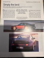 Porsche Christophorus Sonderdruck 993 Turbo - 8 Seiten 2/95 Rheinland-Pfalz - Emmelshausen Vorschau