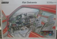 Schnittzeichnung Fiat Seicento,Typ.187 Niedersachsen - Nordsehl Vorschau