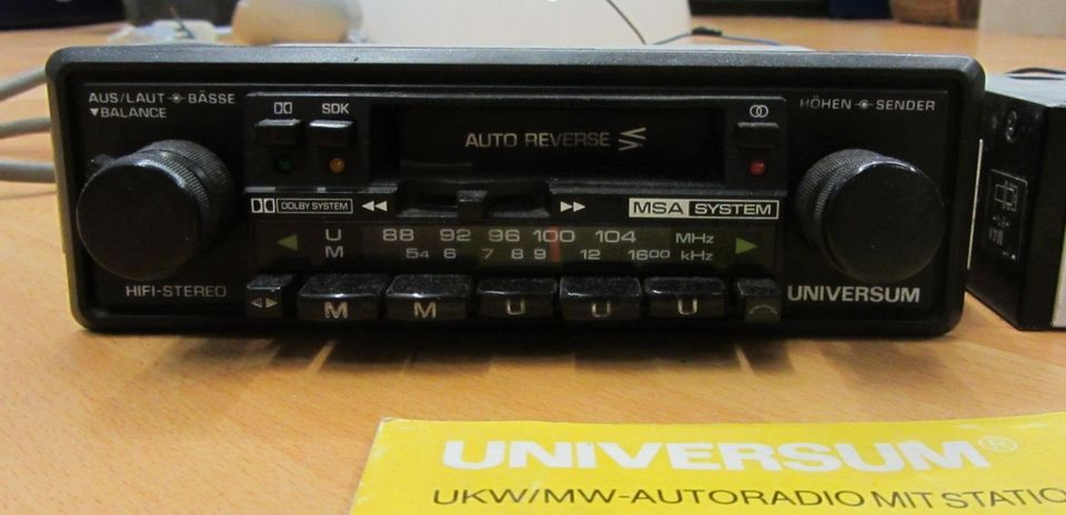 Autoradio Universum Oldtimer ACR2701 in Rheda-Wiedenbrück