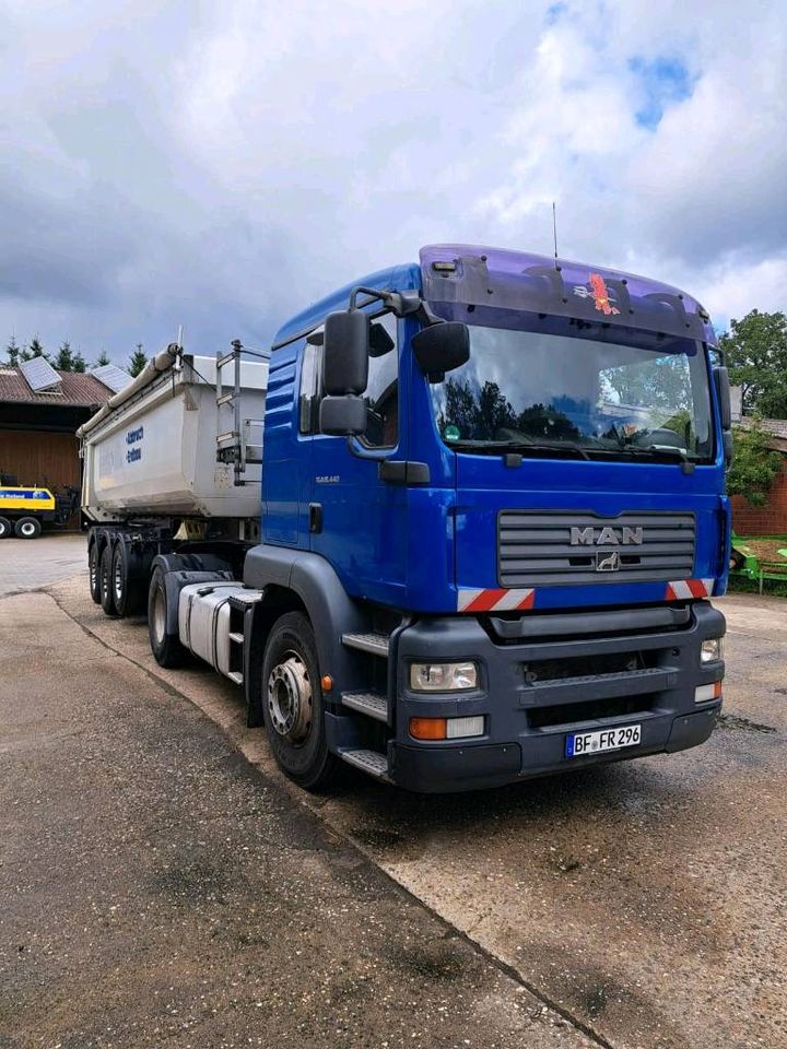 MAN TGA 18 440 LKW AUFLIEGER Schmitz TÜV NEU/ TOP ZUSTAND in Wettringen