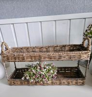 Neu Loberon Rattan Etagere 40x30x20x25cm Nordrhein-Westfalen - Moers Vorschau