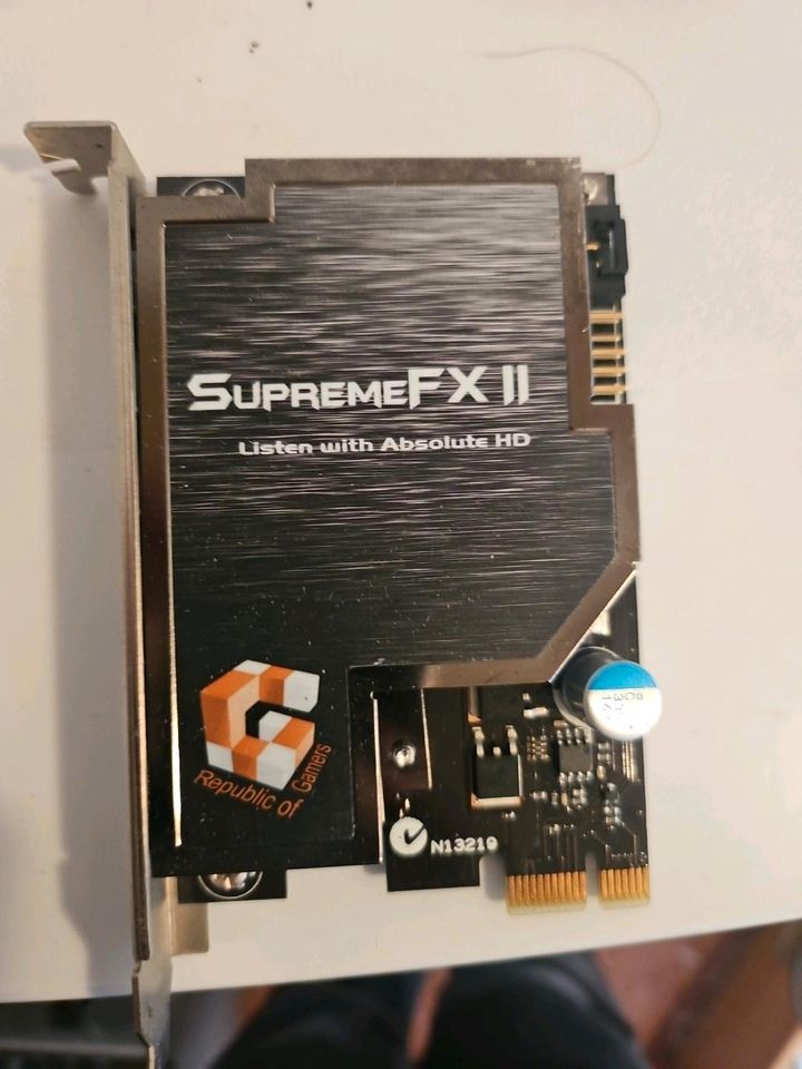 Asus SupremeFX II Maximus Formula Soundkarte Karte Card PC Comput in Walkenried