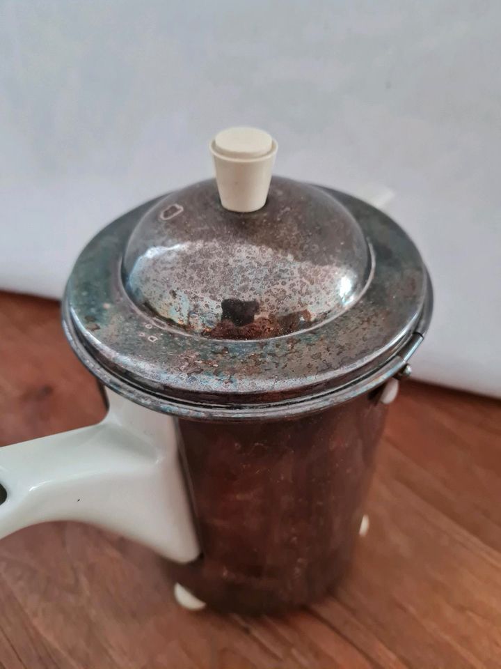 Vintage WMF DVRP gehämmert silberfarben Kaffeekanne in Euskirchen