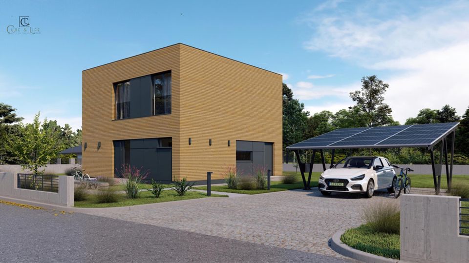 Modernes Modulhaus mit praktischer Raumaufteilung und stilvollem Design in Ahrensburg
