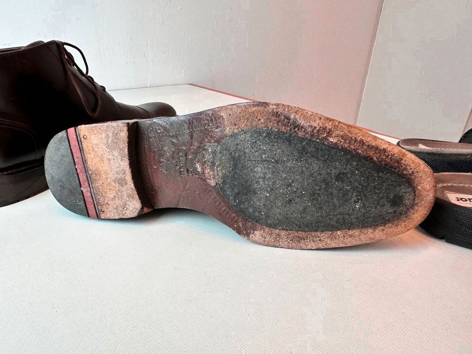 Lloyd 9 1/2 43 44 Schuhe Desert Boots Stiefeletten Leder braun in Neuss