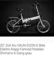 20 Zoll AluVaun E-Bike Elektro, Klapp Pedelec, Shimano Hannover - Ahlem-Badenstedt-Davenstedt Vorschau