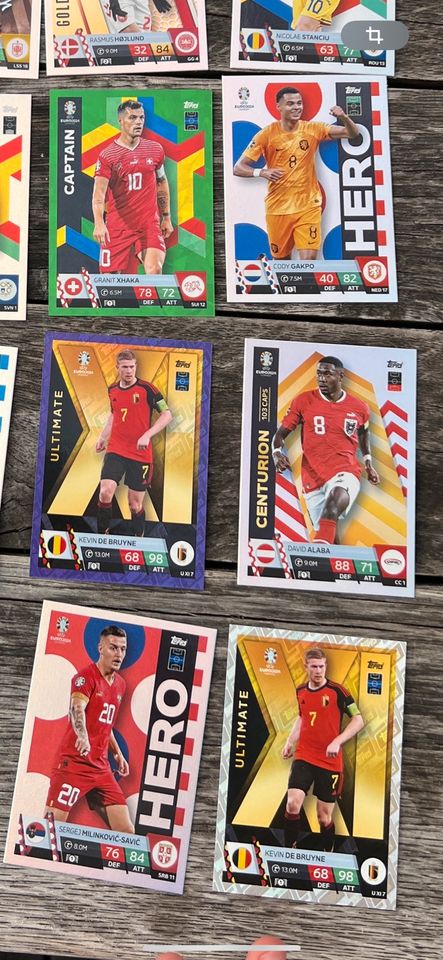 Topps Match Attax Trading Cards EURO 2024 in Lindau