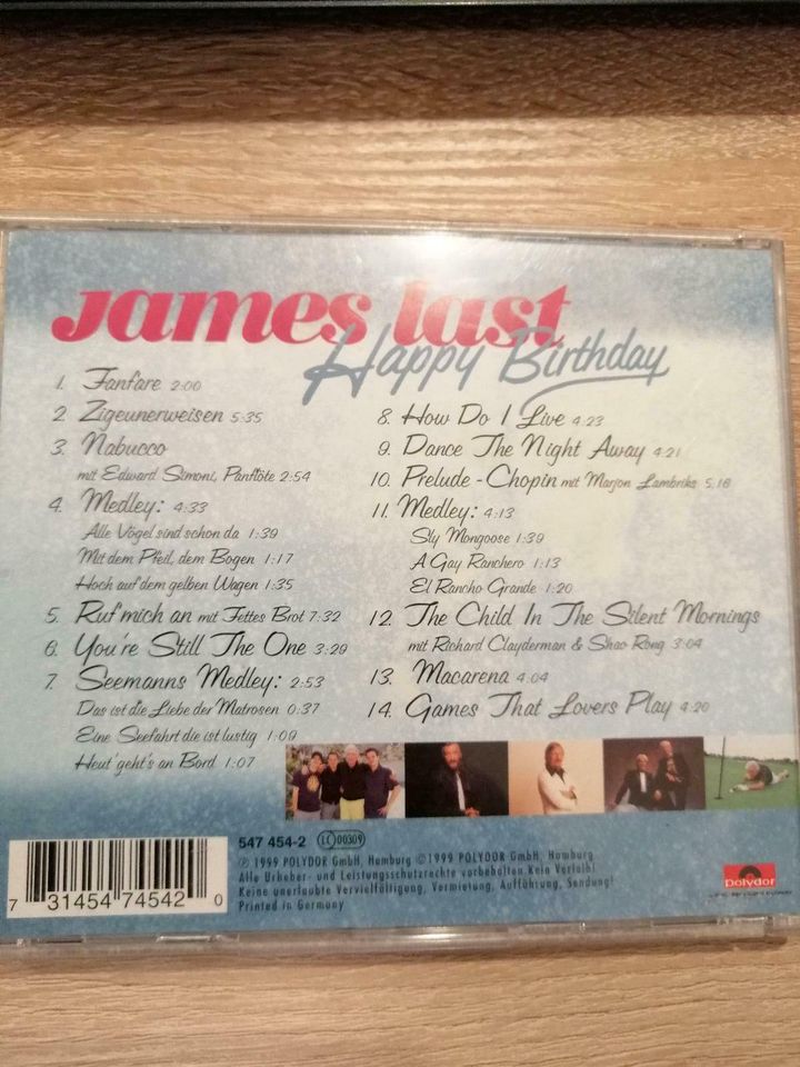 CD James Last - Happy Birthday zum 70. Geburtstag in Roth