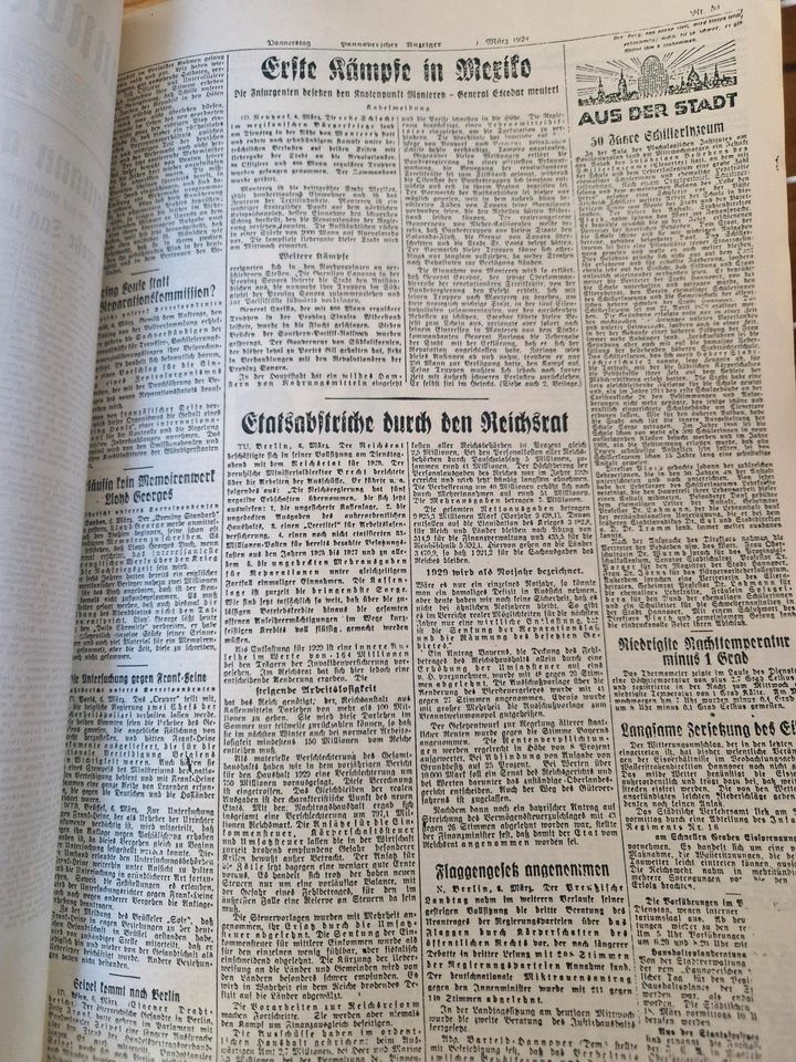 Hannoverscher Anzeiger  1929 in Witten