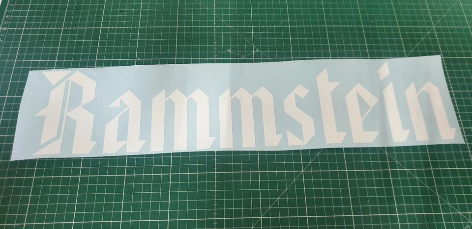 Rammstein heckscheibe aufkleber in Chemnitz