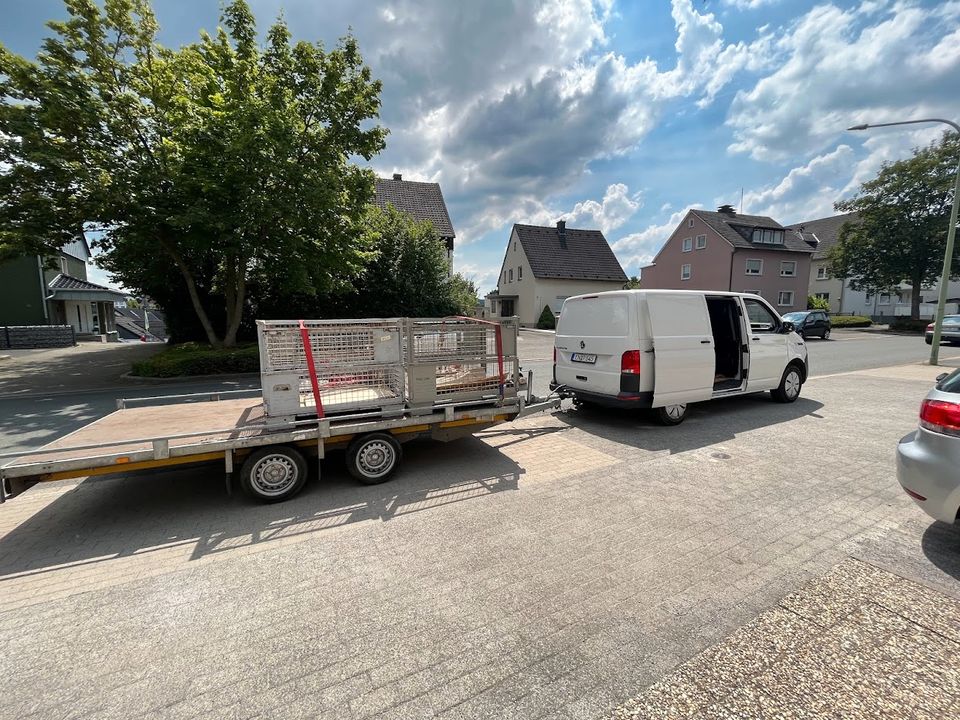 Autotransporter Autoanhänger Plattformanhänger zur Miete / je Tag in Hattingen