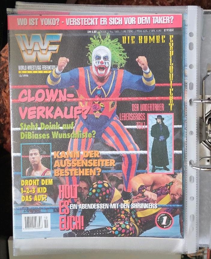 WWF Magazine 1-12/1994 mit Postern - WWE Wrestling in Schwarzenberg (Erzgebirge)