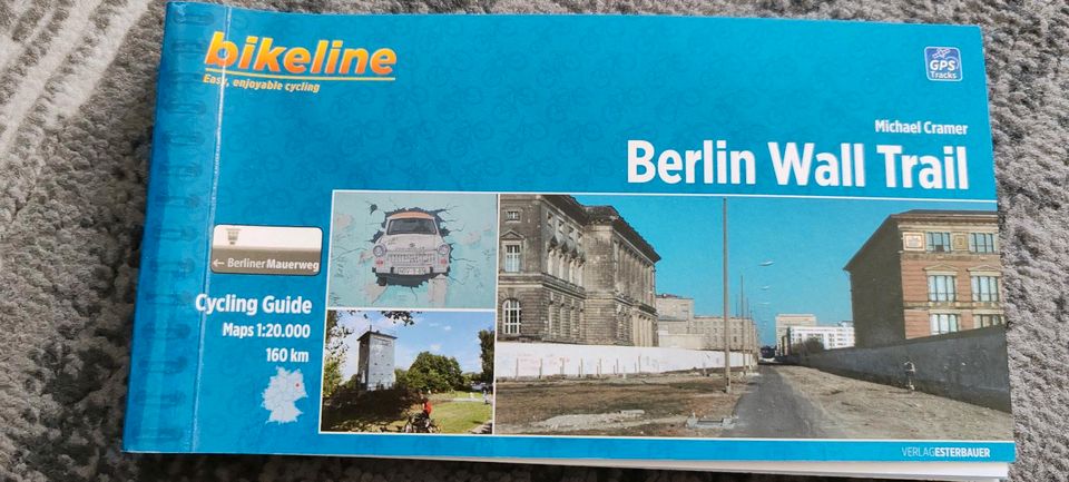 Wanderkarte Berlin Wall,  Englisch in Berlin