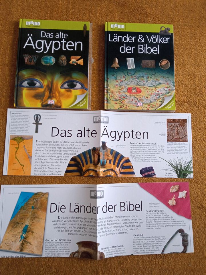 Memo Wissen Alte Ägypten, Länder&Völker der Bibel mit Poster in Bonn