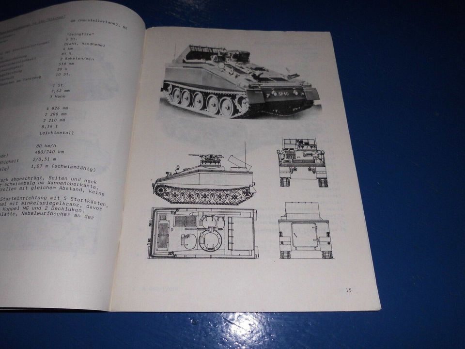 Original DDR NVA DV A043/1/018 Kampftechnik NATO Panzerabwehr in Freyburg (Unstrut)