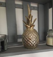 Designer Deko Ananas in Gold 16cm hoch Hessen - Niedernhausen Vorschau