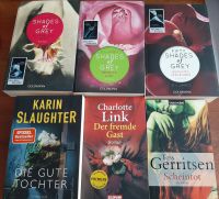 6 Romane/Bücher EL James,Charlotte Link,K.Slaughter,T.Gerritsen Niedersachsen - Peheim Vorschau