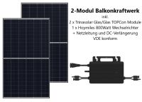 880Wp Balkonkraftwerk Trinasolar + Hoymiles HMS-800 WiFi 800W Nordrhein-Westfalen - Möhnesee Vorschau
