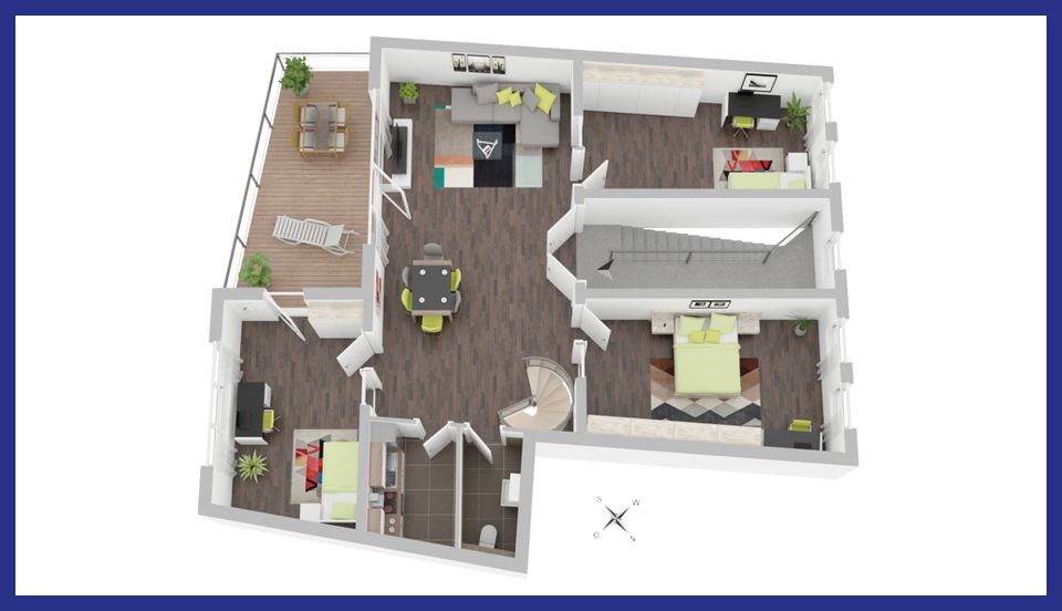 Moderne Maisonettewohnung mit 3 Schlafzimmern - Wärmepumpe in Kahla