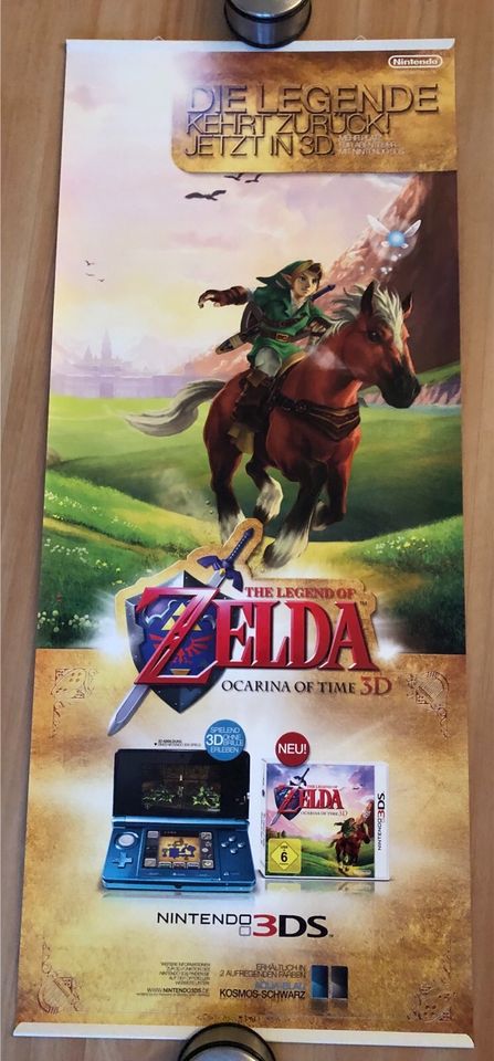 Banner Zelda Ocarina of Time 3DS in Hamburg