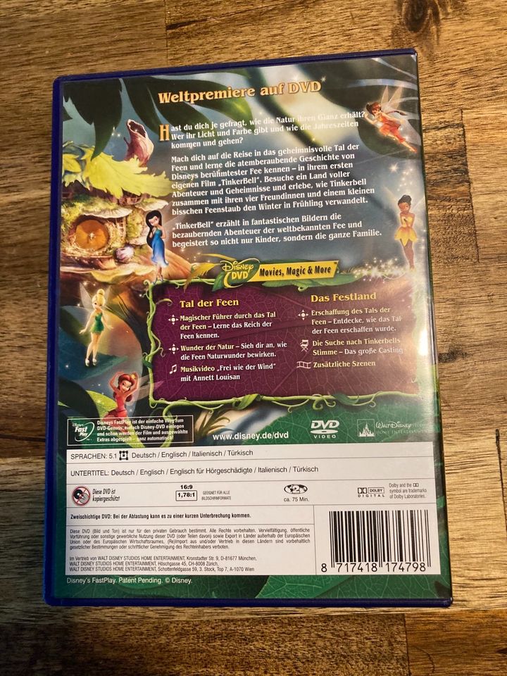 Walt Disney DVD TinkerBell in Bergisch Gladbach