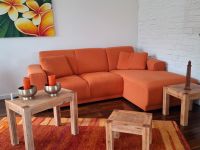 Sofa / Couch Stoff orange Baden-Württemberg - Malsch Vorschau