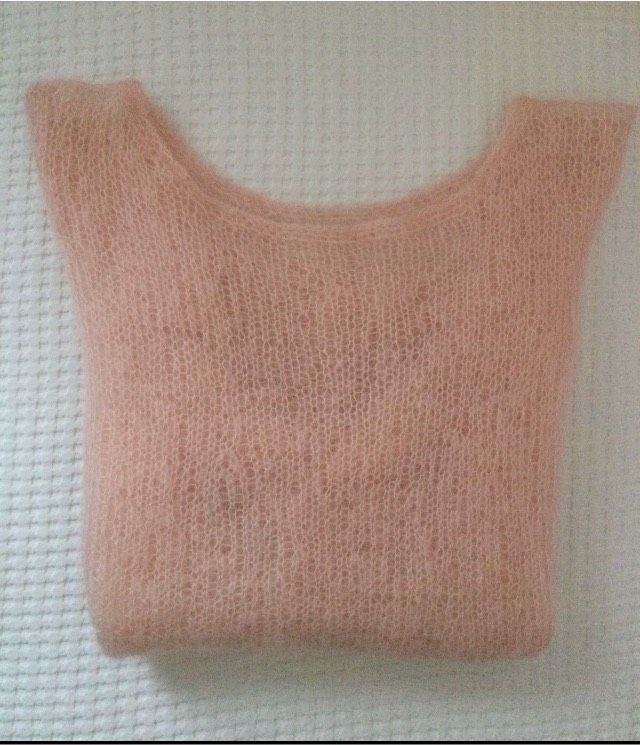 Mohairpullover handgestrickt Gr. 42/44 in Bielefeld