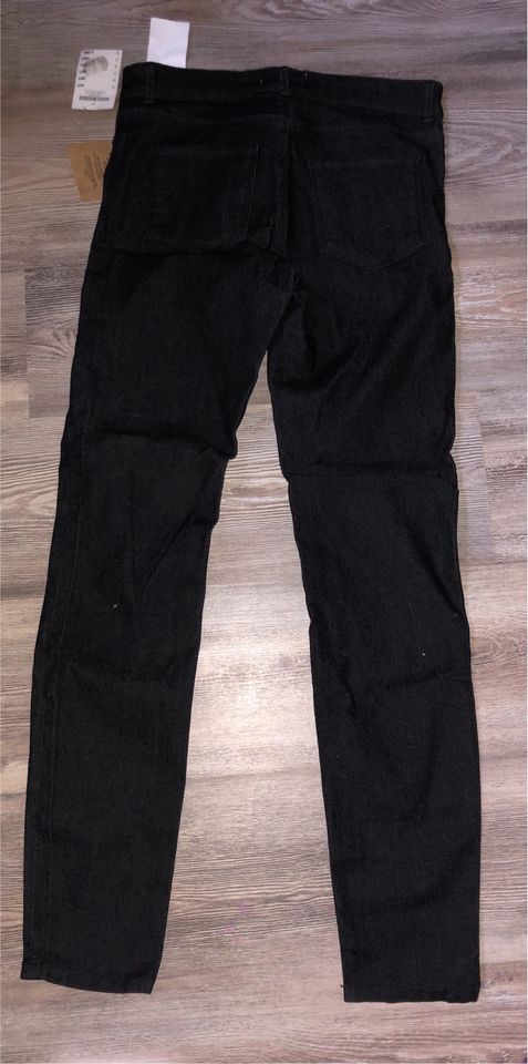 Jeans schwarz grau von Janina denim in 38 normal Rise in Solingen