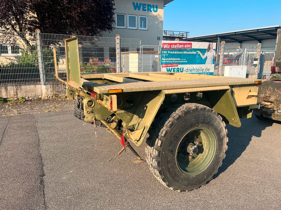 Anhänger Bundeswehr Auflaufgebremst Unimog Traktor u.a. in Neuried