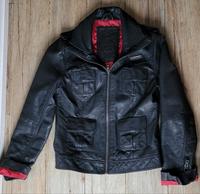 hochwertige echt LEDERJACKE Damen Gr.S schwarz mit rotem Futter Hessen - Bad König Vorschau