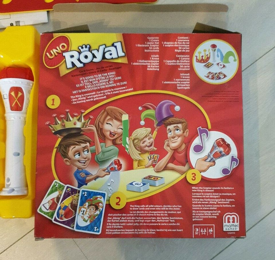 UNO Royal Neu Spiel Ab 7Jahren 2- 6 Spieler in Schladen