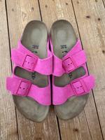 Birkenstock Arizona Veloursleder Fuchsia Tulip, Gr. 39, w. NEU Hannover - Südstadt-Bult Vorschau