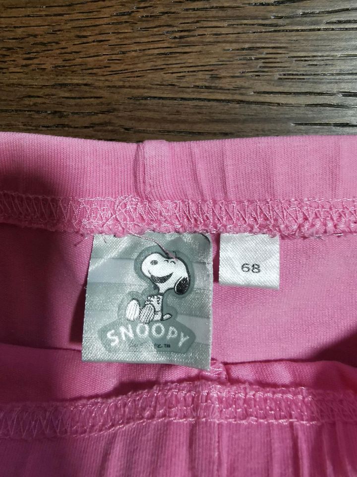 Mädchen Leggins Snoopy rosa Gr. 68 in Merseburg