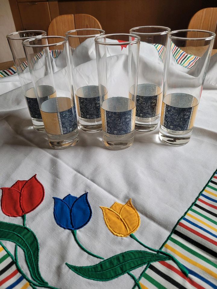 Gläser Saft Wasser Longdrinkgläser  von Mäser Domestic Neuwertig in Schönau