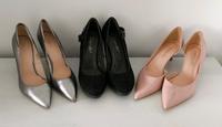 Gr. 40 High Heels Pumps Zign schwarz silbern JE 10 € Bayern - Ansbach Vorschau