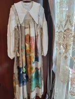 Tragkleid Kleid van Gogh sonnen Blumen beige Creme Lolita elegant Buchholz-Kleefeld - Hannover Groß Buchholz Vorschau