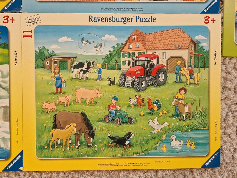 5 Ravensburger Puzzle 3+ in Freiburg im Breisgau