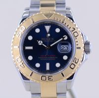 Rolex Uhr Yachtmaster Stahl Gold Herrenuhr 40 mm blue Dial 2011 Nordrhein-Westfalen - Langenfeld Vorschau