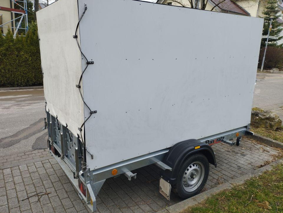 Koffer-Anhänger, 16 € pro Tag, Miete, 750 kg, Neckarsulm in Neckarsulm