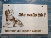 Hier wache ich Hund Schild Niedersachsen - Stelle Vorschau