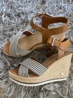 Tom tailor espadrille plateau Keilsandalen Sandaletten gr. 38 Bayern - Ergolding Vorschau