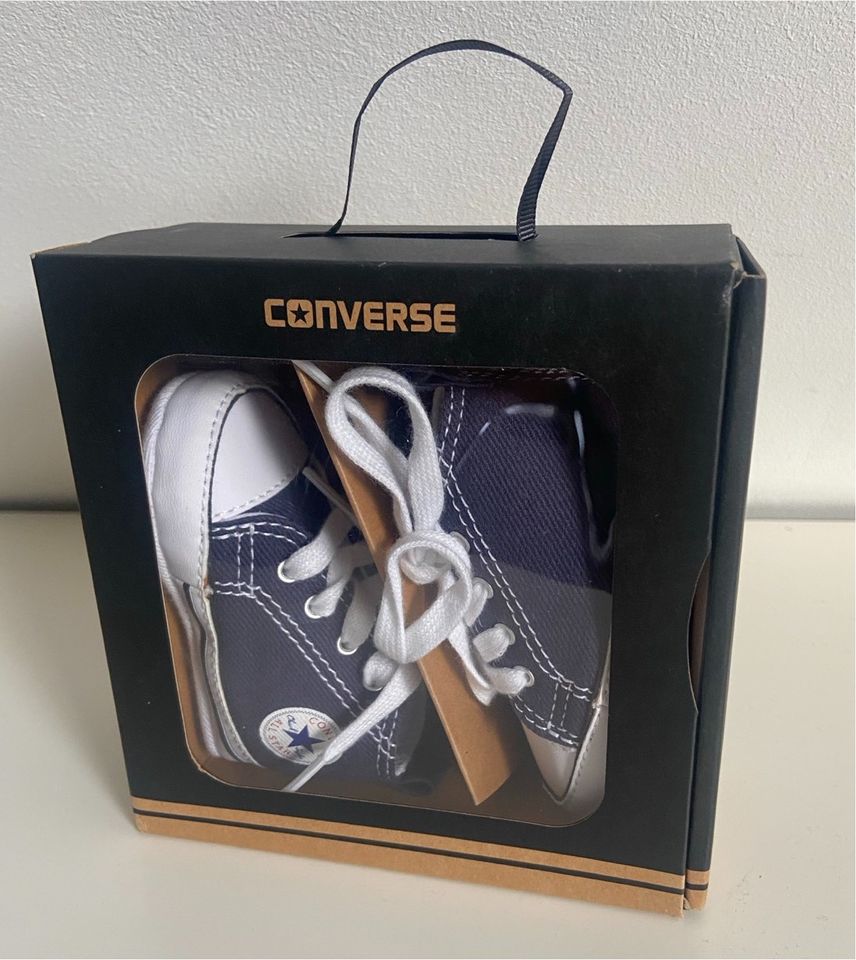 Baby Converse Chucks First Star in navy, Größe 17 UK1 NEU OVP in Meerbusch