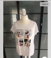 Neuwertiges Mickey Mouse T-Shirt weiß Größe S Saarland - Völklingen Vorschau