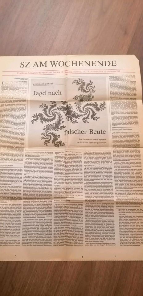 Buch "Lou" Vintage + Zeitung 1984 in Burladingen