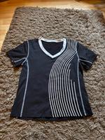 Sport Shirt schwarz weiß gestreift Sachsen - Crinitzberg Vorschau
