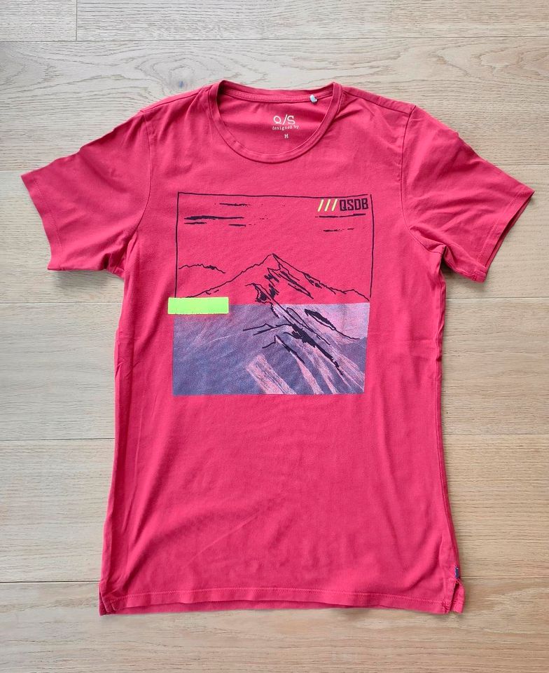 S.Oliver Herren T-Shirt Gr.M rot in Waiblingen