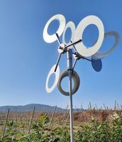 Windspiel / Windrad "3 - er Pfau" aus Edelstahl + Aluminium Baden-Württemberg - Bötzingen Vorschau